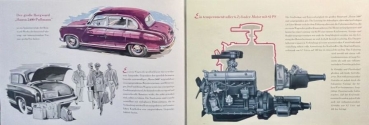 Borgward Hansa 2400 Pullmann Modelprogram 1953 Carbrochure (2649)